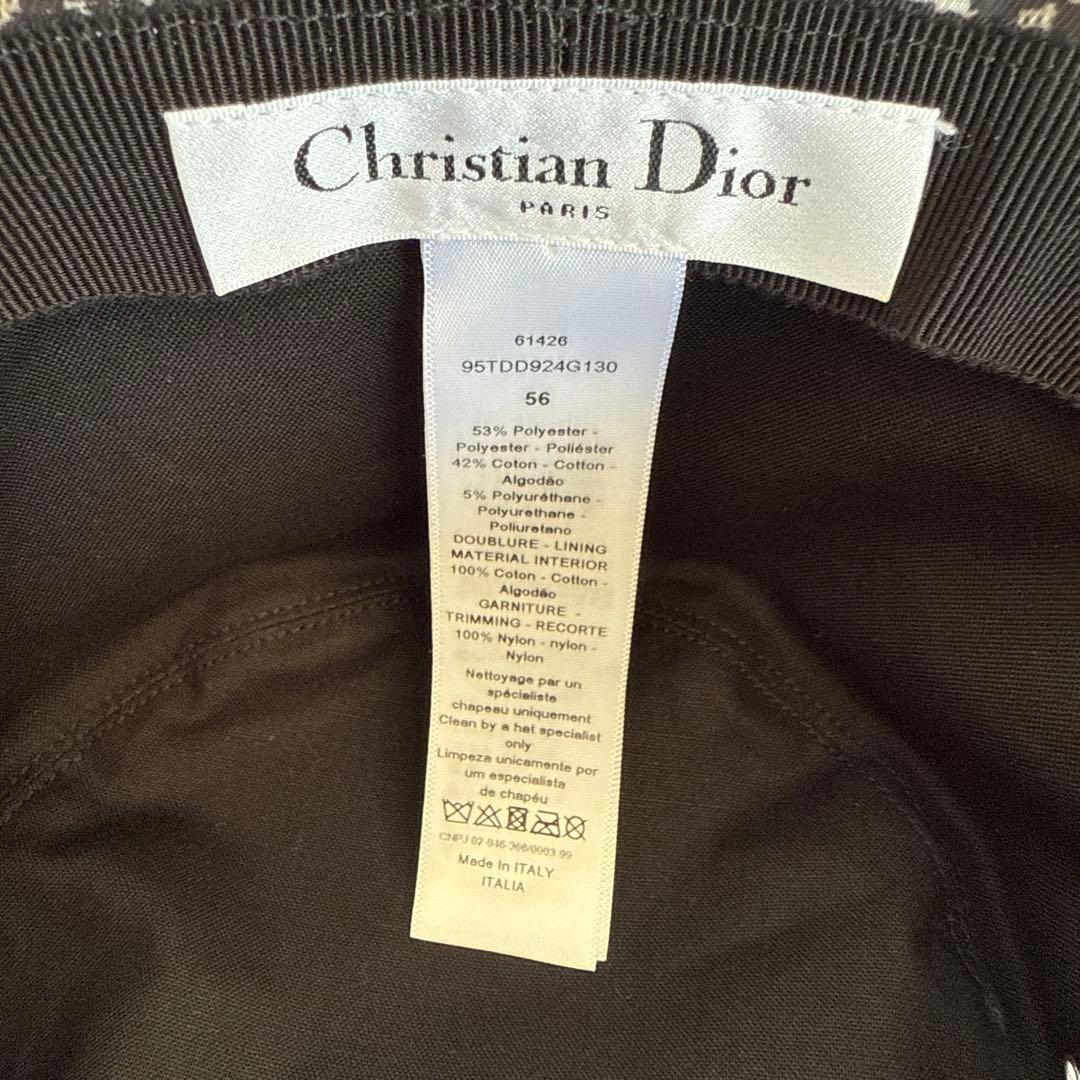 最終値下げ ディオール ChristianDior ハット 帽子 バケハ 56