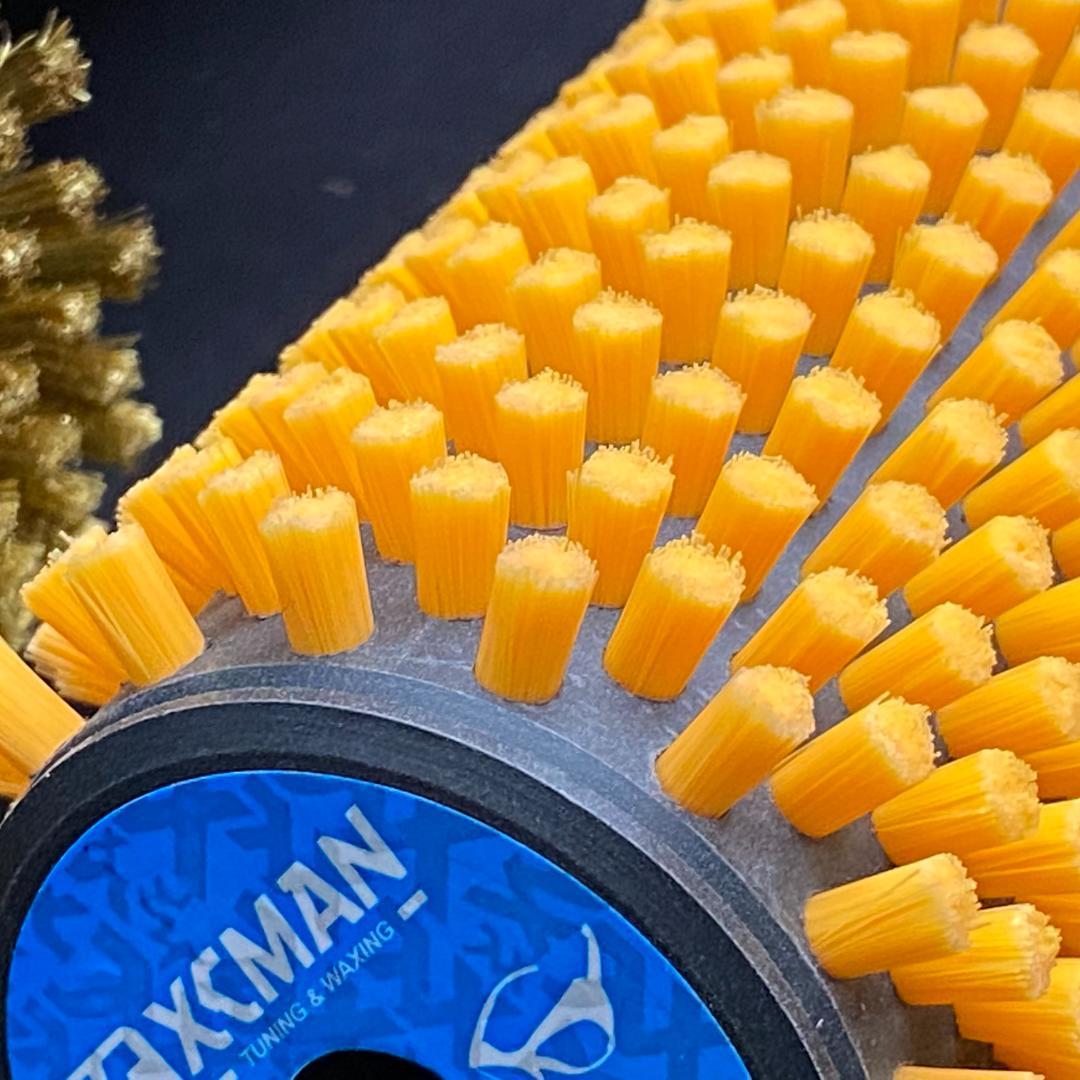 ロトブラシ４点（ブロンズ、馬毛、ナイロン、コルク）＋シャフトハンドルセット