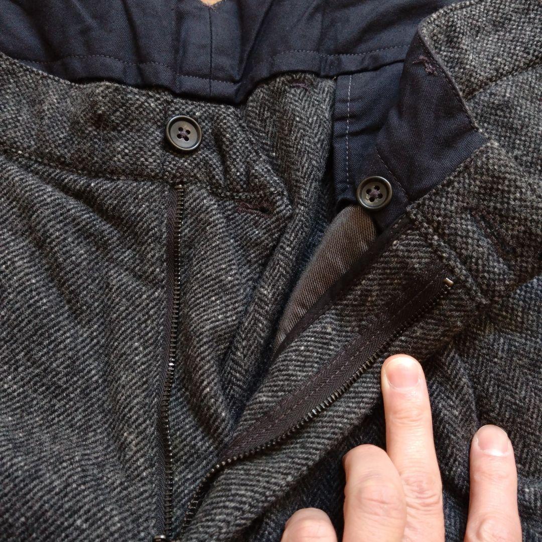 程度良好 エンジニアードガーメンツ ウールパンツ ヘリンボーン w36