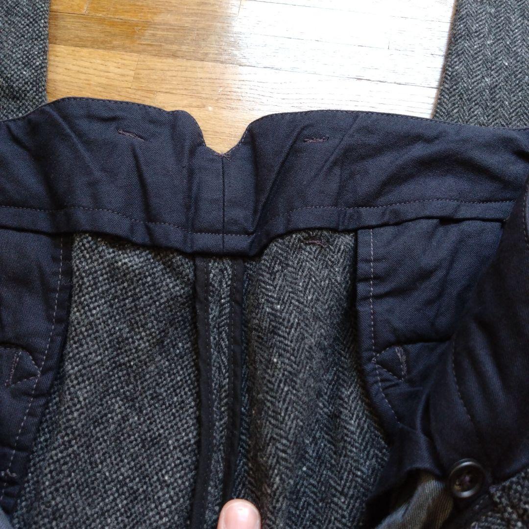 程度良好 エンジニアードガーメンツ ウールパンツ ヘリンボーン w36