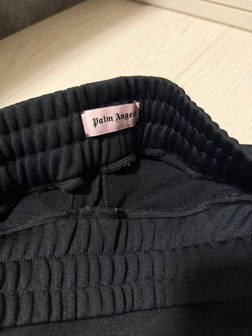 palm Angels ブラックサイドストライプ　ズボン　XS