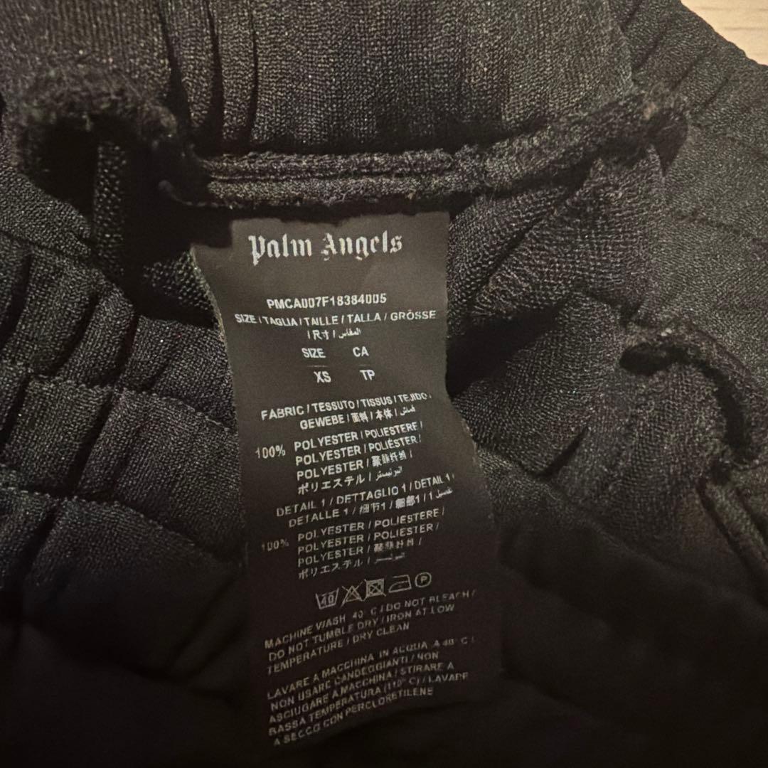 palm Angels ブラックサイドストライプ　ズボン　XS
