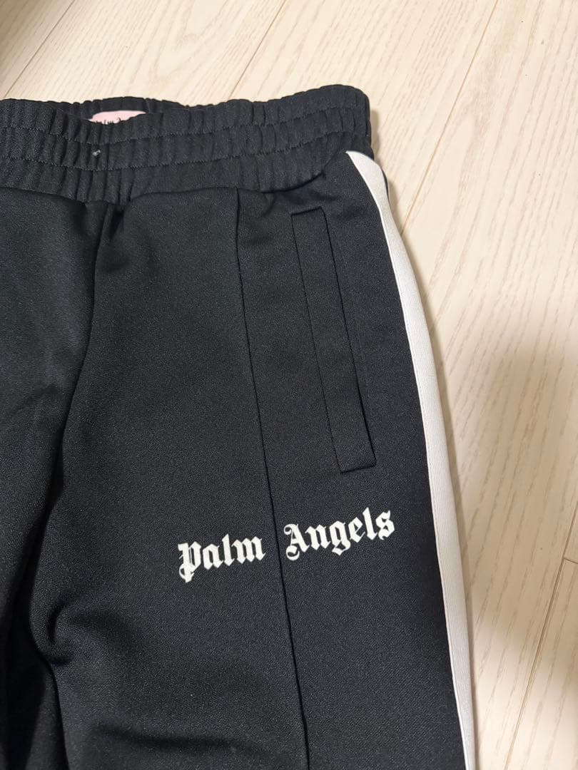 palm Angels ブラックサイドストライプ　ズボン　XS