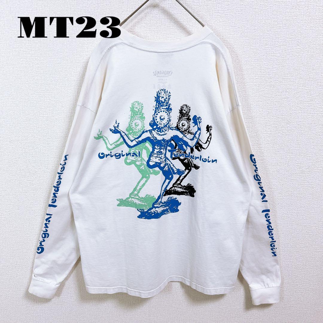 ★限定出品★ TENDERLOIN 長袖 Tシャツ ロンT SV ホワイト XL