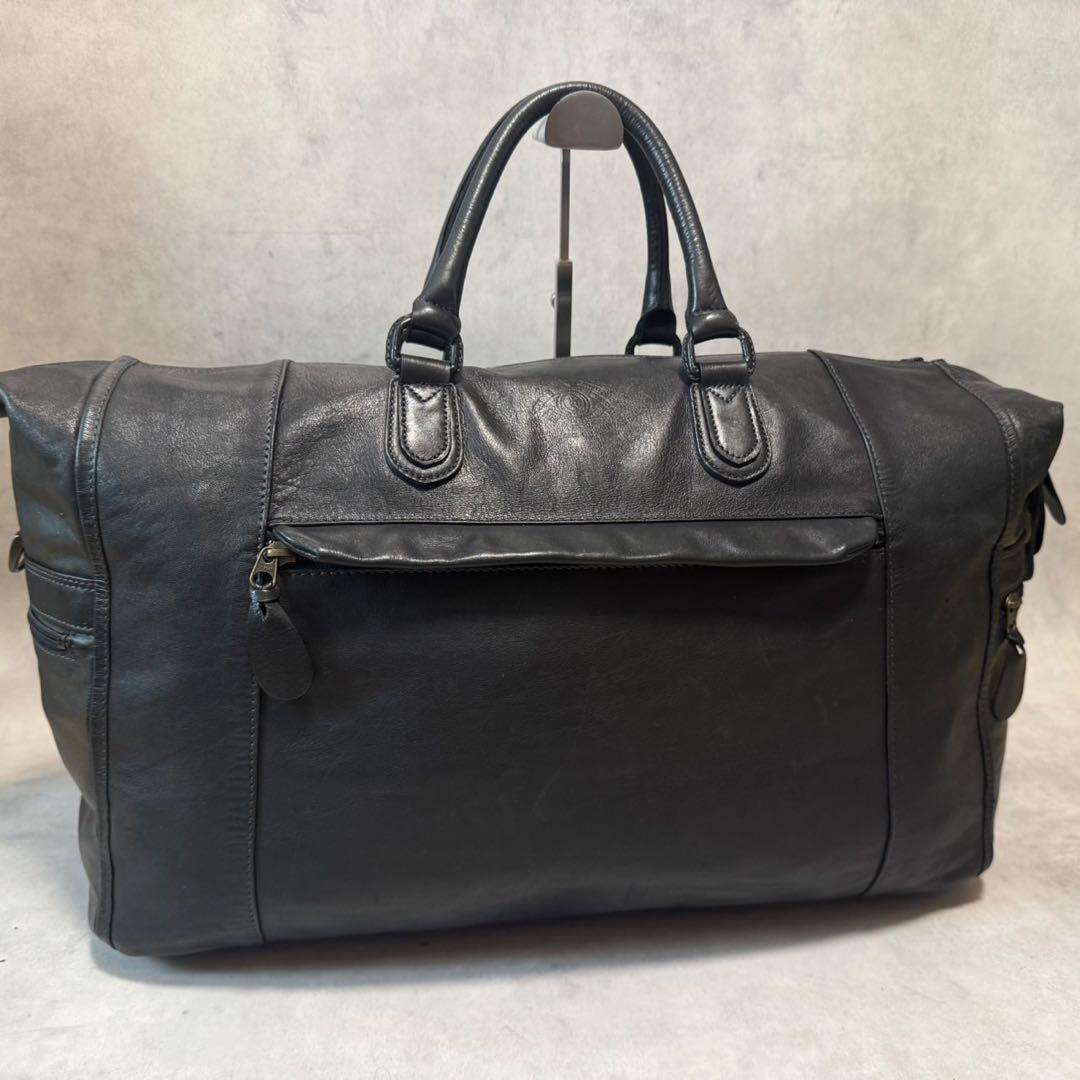 大容量 ポーター ボストンバッグ 2way オールレザー ブラック