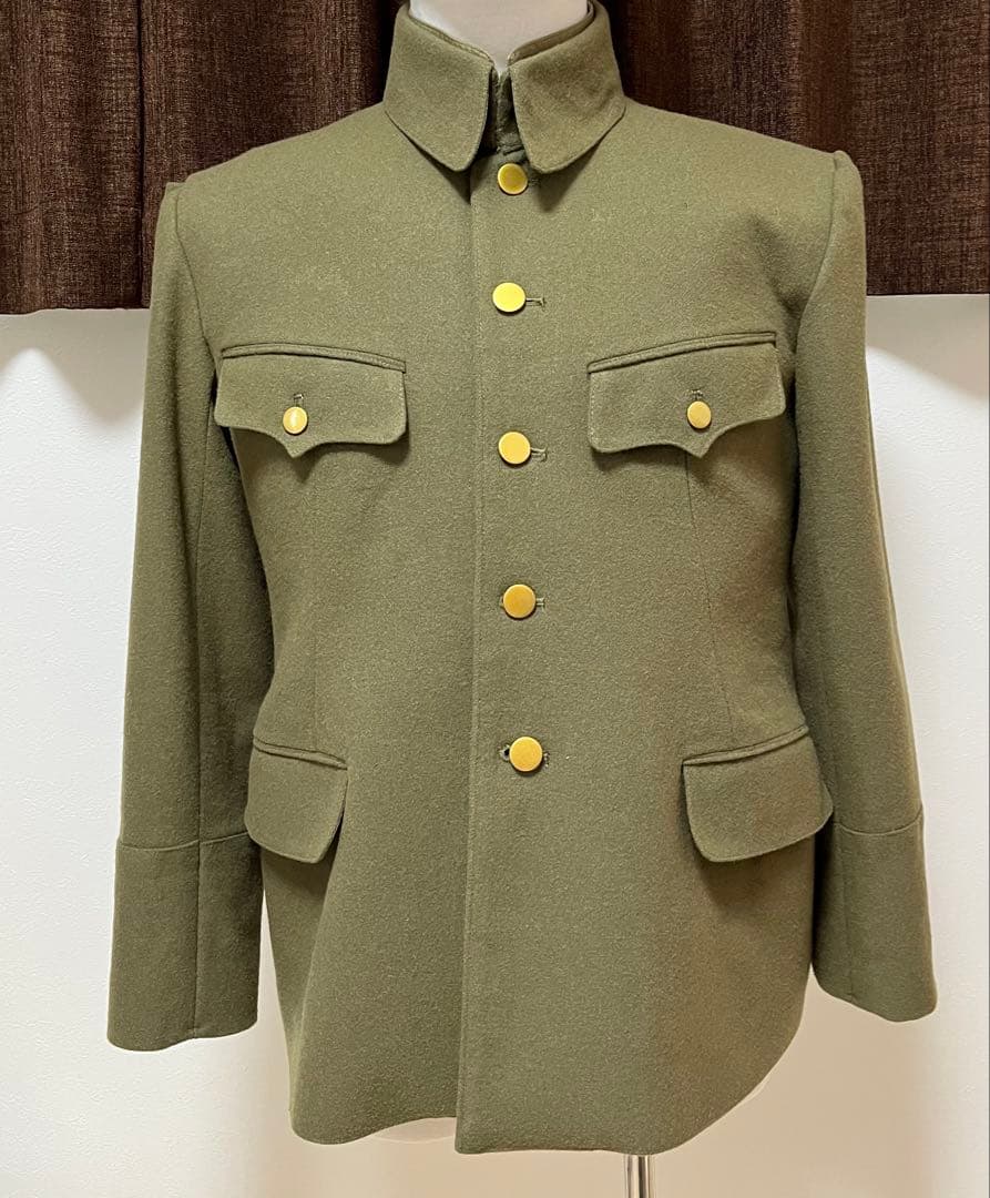 日本陸軍　櫻井(鬼塚堂)　精巧複製　昭和13年制　羅紗製　将校軍衣袴　値下受付中