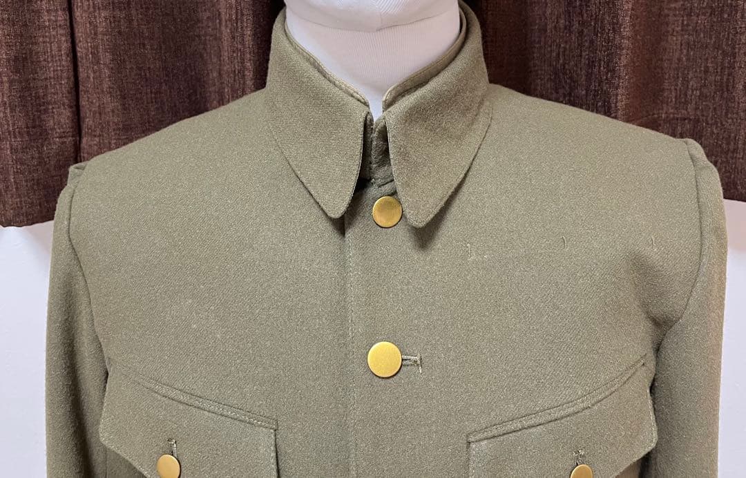 日本陸軍　櫻井(鬼塚堂)　精巧複製　昭和13年制　羅紗製　将校軍衣袴　値下受付中