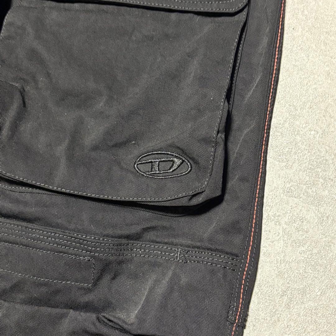 【美品】DIESEL ディーゼル　P-Mirt カーゴパンツ　 Lサイズ　黒