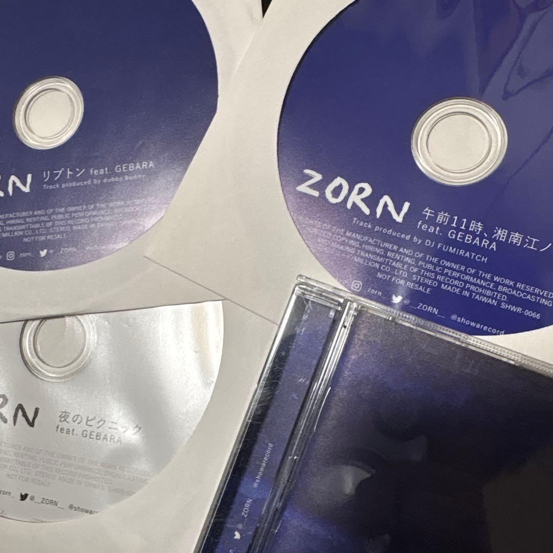 リプトン　午前11時、湘南江ノ島などZORNとマネージャーゲバさんCD4枚セット