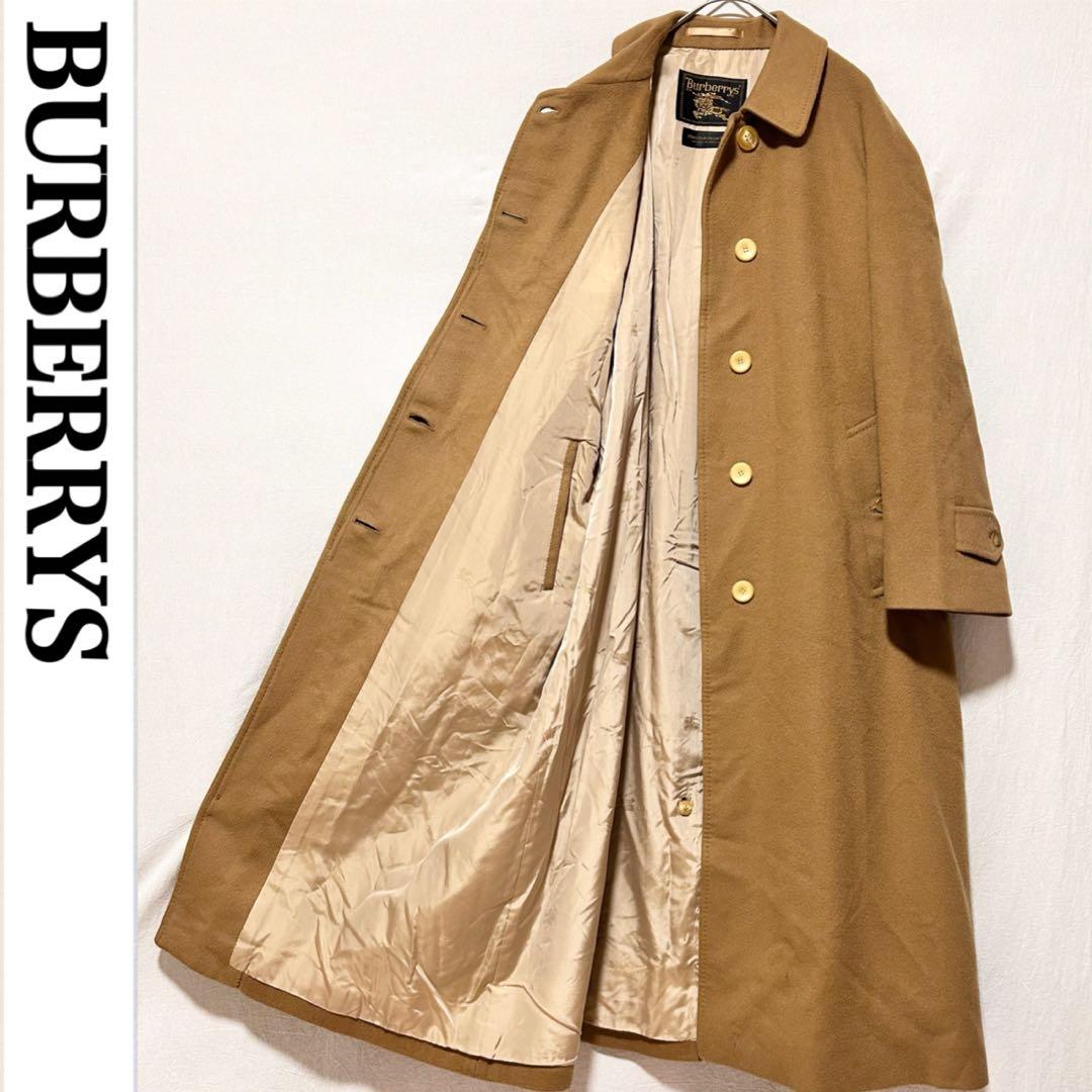 バーバリー ロングコート カシミヤ ウール バルマカンコート チェスターコート