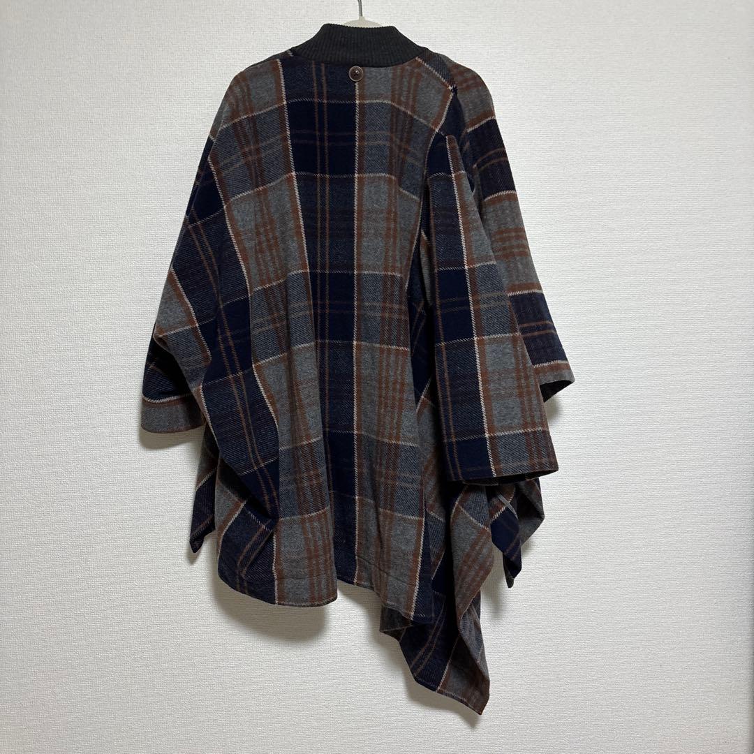 ヴィヴィアンウエストウッド マフラー付ビックコート　 タータンチェック