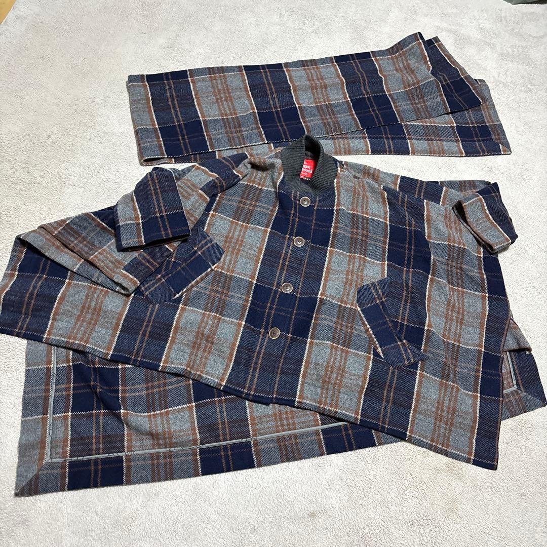 ヴィヴィアンウエストウッド マフラー付ビックコート　 タータンチェック