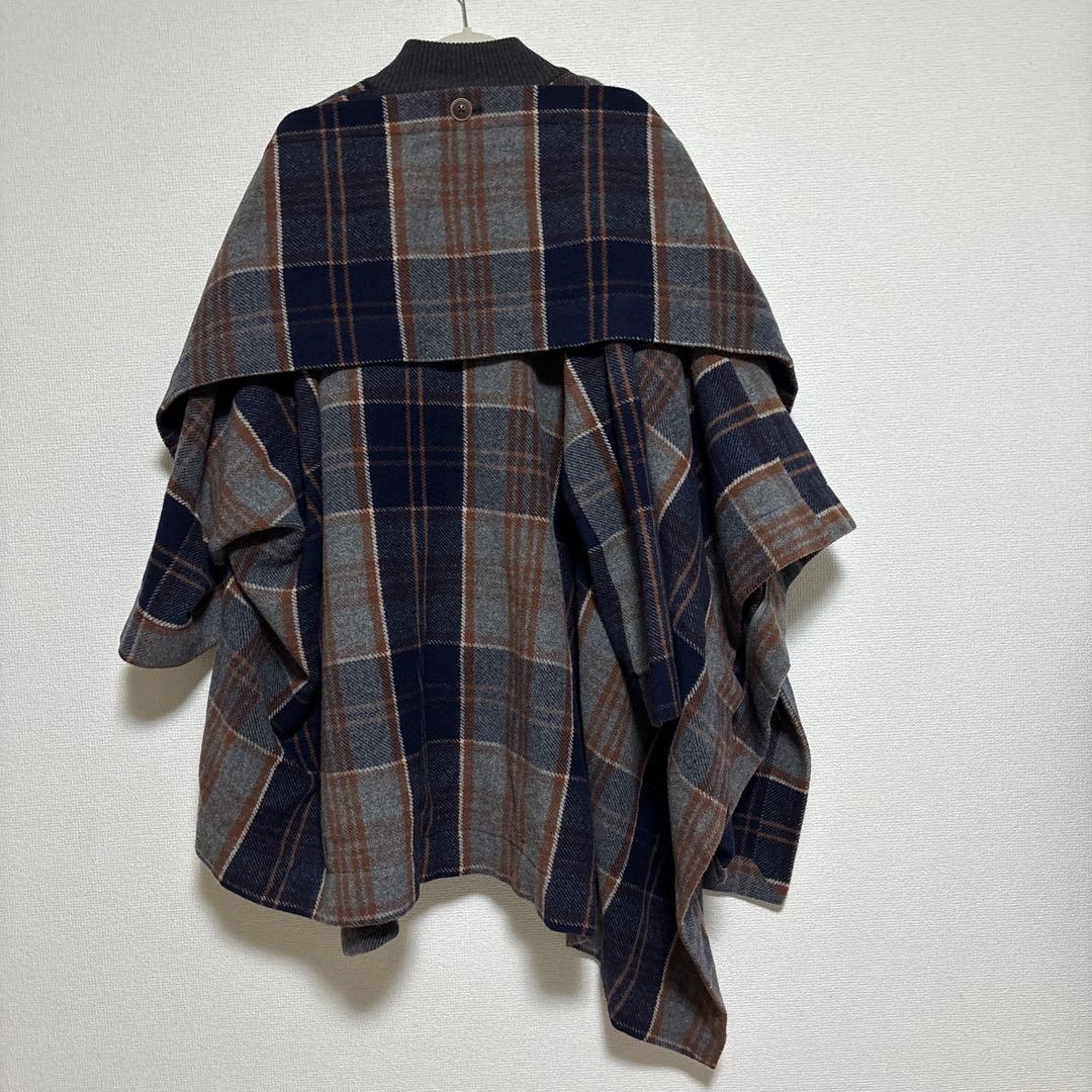 ヴィヴィアンウエストウッド マフラー付ビックコート　 タータンチェック