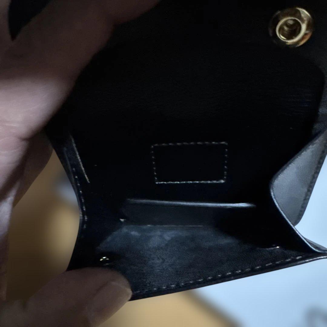 WILDSWANS ブラック 三つ折り財布　イーノ