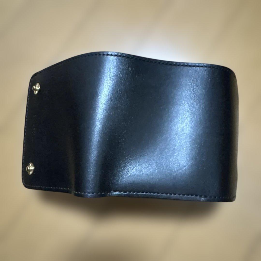 WILDSWANS ブラック 三つ折り財布　イーノ