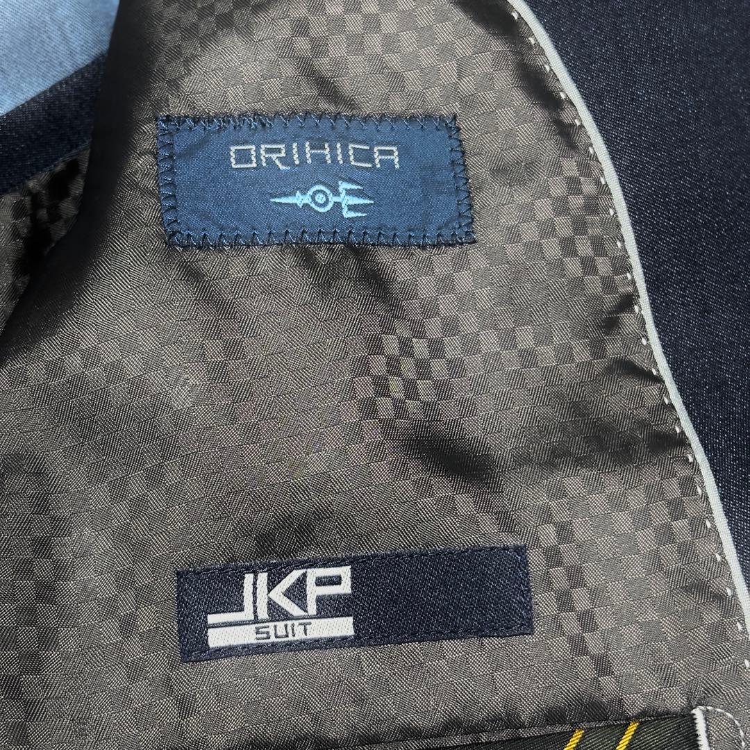 美品 ORIHICA オリヒカ 3ピース スーツ ウォッシャブル ネイビー M