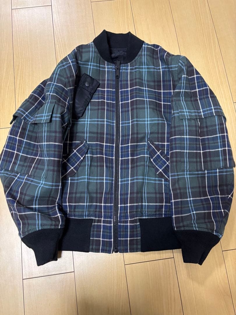 SHINYA NOMOTO MA-1 リバーシブルフライトジャケット　ブラック