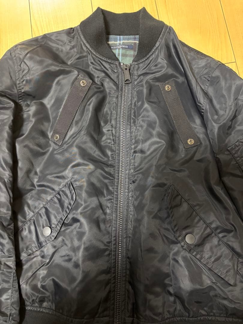 SHINYA NOMOTO MA-1 リバーシブルフライトジャケット　ブラック