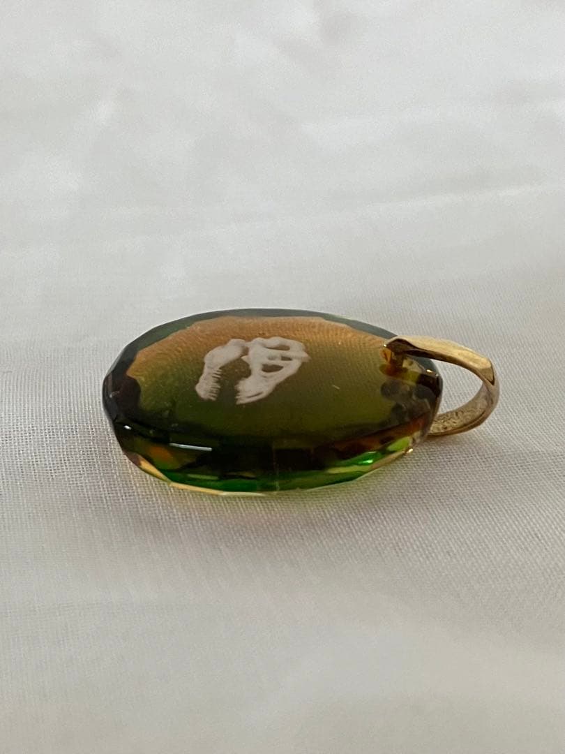 1cmの宇宙　ナカダマサヒデ ペンダントトップ ティラノサウルス　恐竜　ガラス