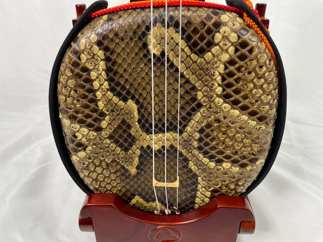 高級県産黒檀三線 三線組合 渡慶次 道政 謹製