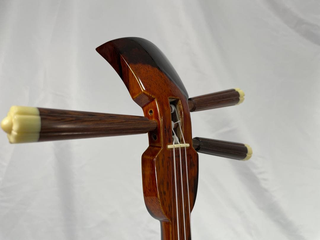 高級県産黒檀三線 三線組合 渡慶次 道政 謹製