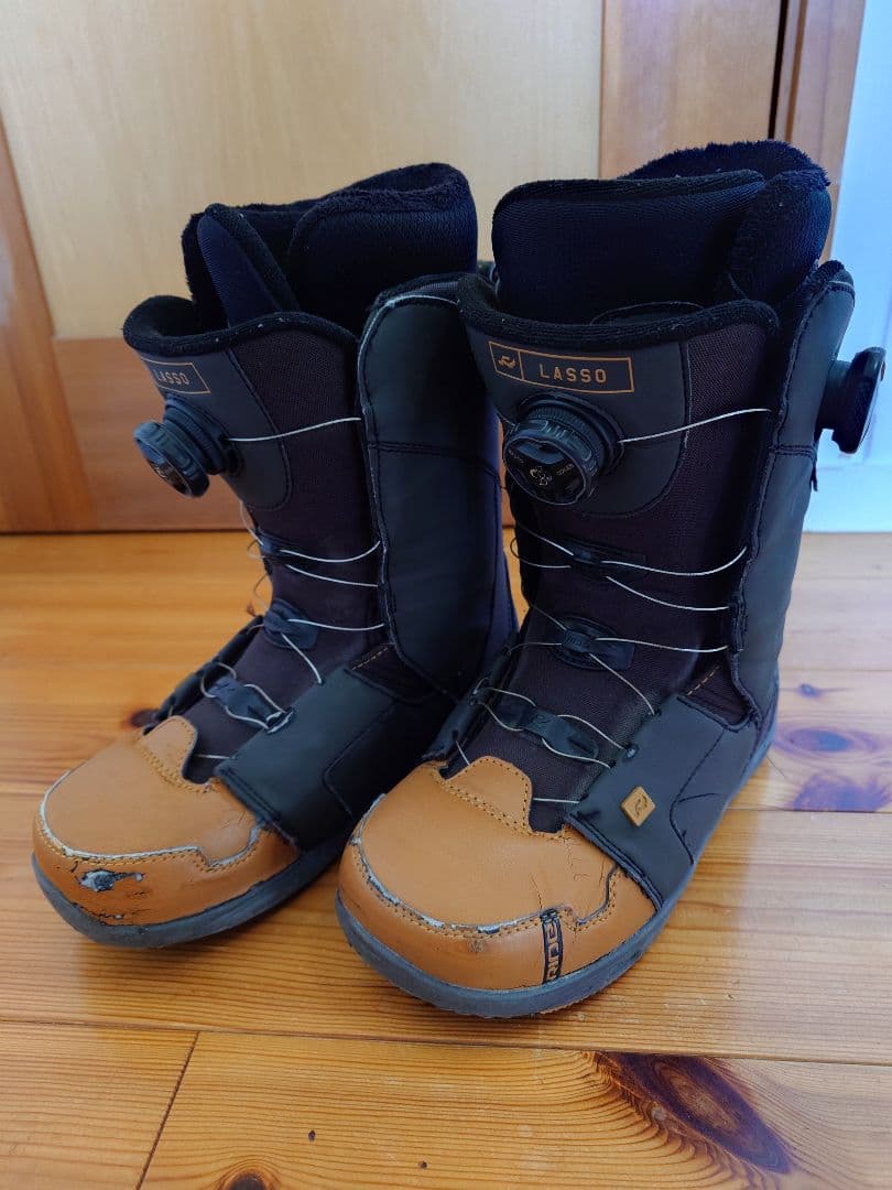 美品　RIDE スノーボード　スノボー　ブーツ　LASSO ダブルボア
