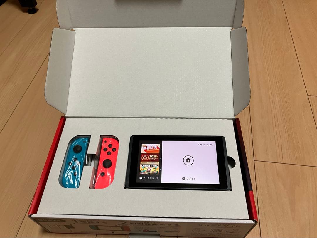 Nintendo Switch 本体 ネオンブルー/レッド　箱あり