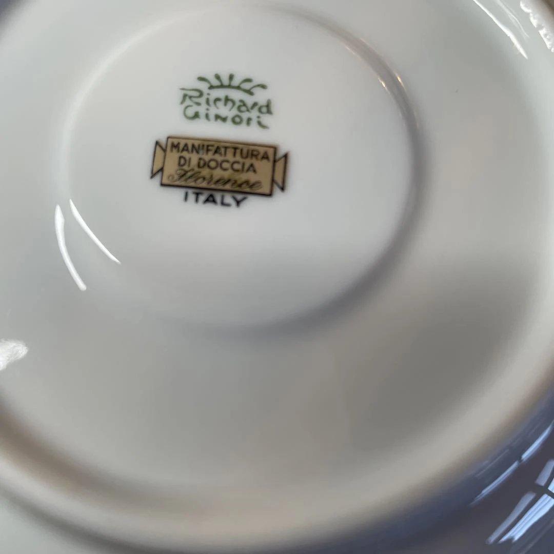 ジノリ フルーツ装飾の陶磁器ティーセット他二点