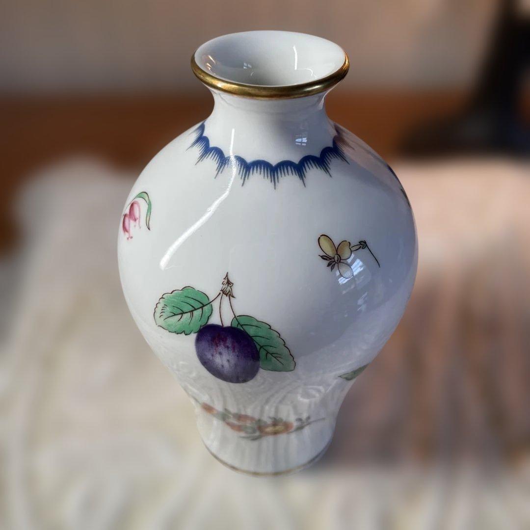 ジノリ フルーツ装飾の陶磁器ティーセット他二点