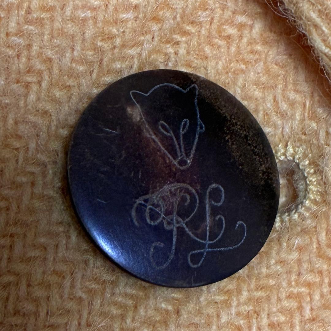 RALPH LAUREN 【未使用】 ツイード ジャケット エルボーパッチ 本革