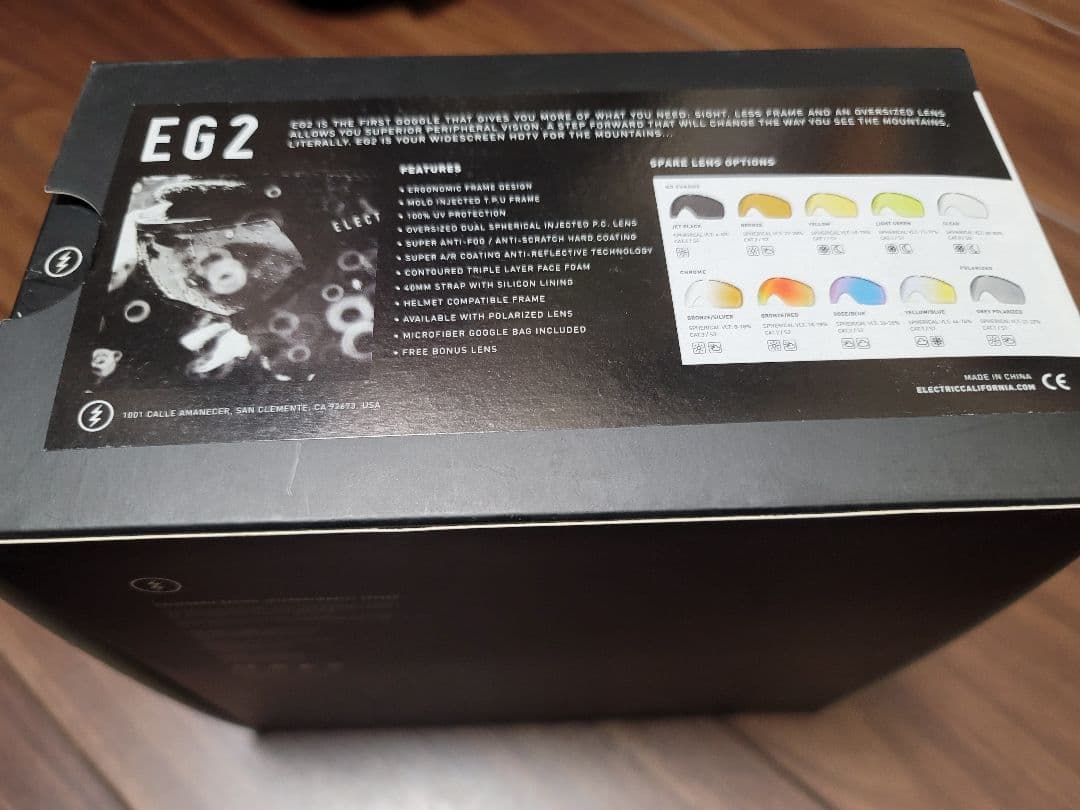 エレクトリック　ゴーグル　EG2