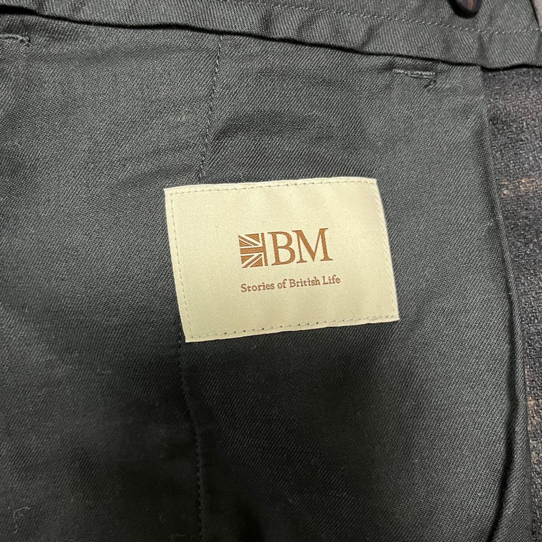 BRITISH MADE セレモニーパンツ【NAVY × GREY CHECK】