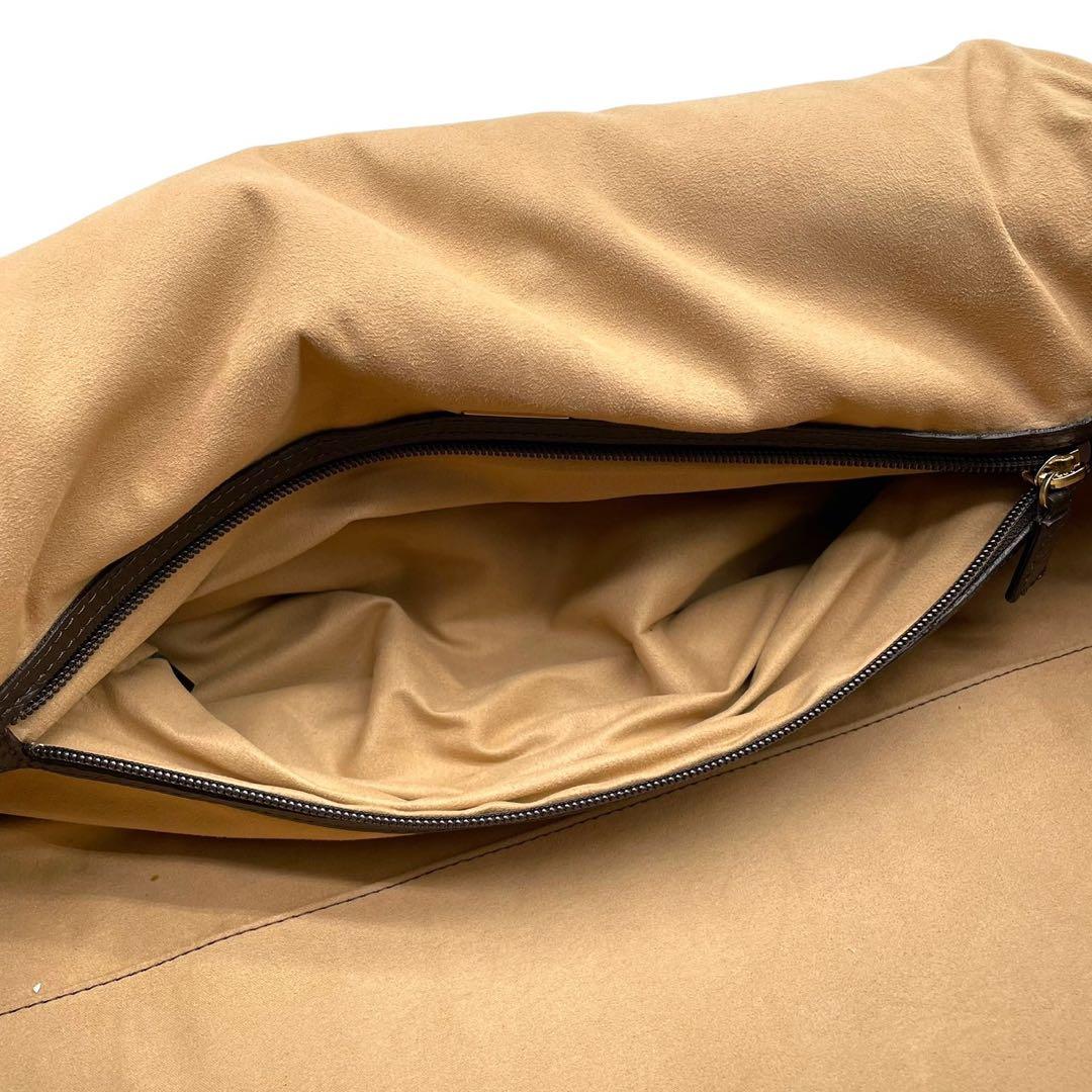 ダンヒル レザー　2way ボストンバッグ ショルダーバッグ ブラウン