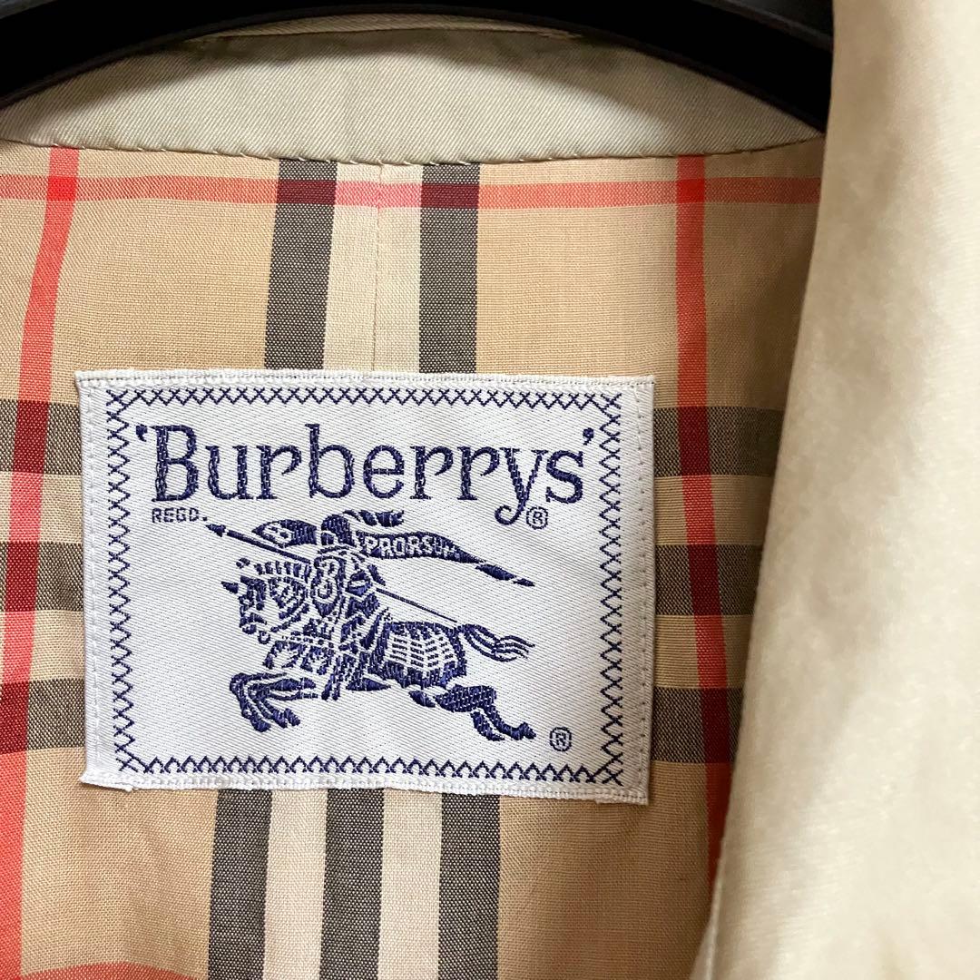 バーバリー　トレンチコート　ロング￼107 裏地ノバチェック総柄￼ ベルト XL