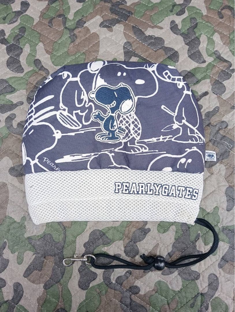 スヌーピーコラボ　PEARL GATES ゴルフバッグ・キャディバッグ ネイビー