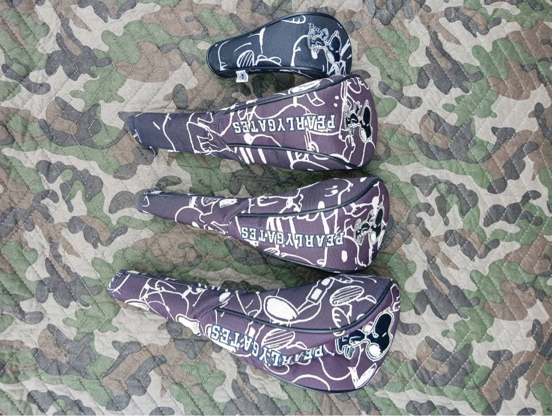 スヌーピーコラボ　PEARL GATES ゴルフバッグ・キャディバッグ ネイビー