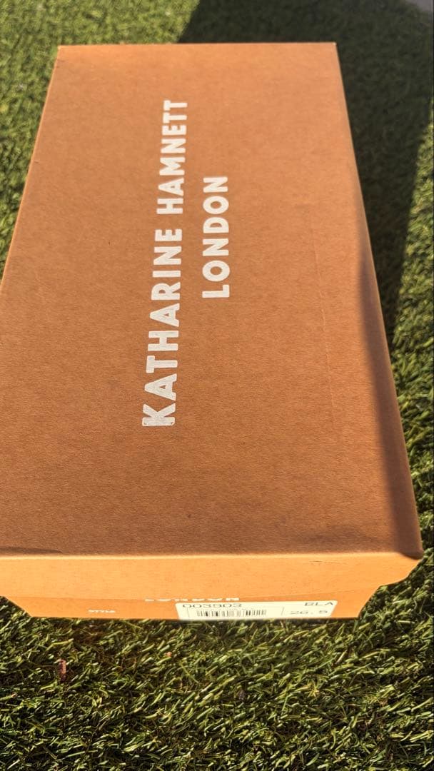 【新品】KATHARINE HAMNETT ブラックドレスシューズ 26.5cm