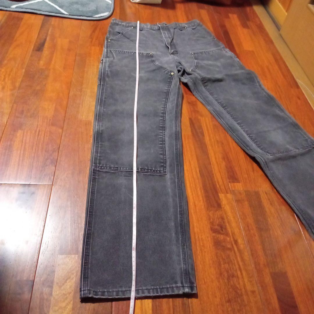 1*K様 USA製　カーハート　ダブルニーペインターパンツ　グレー　33×36