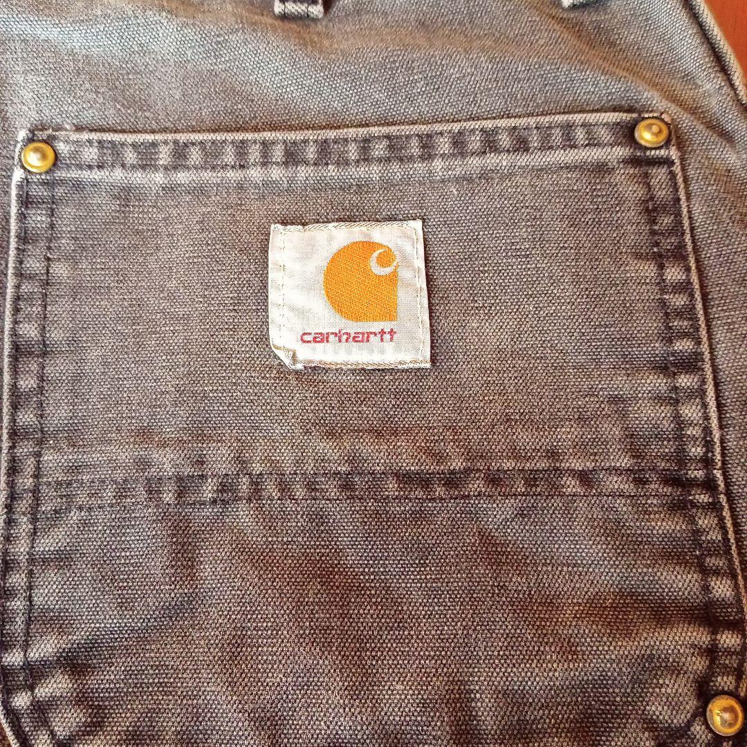 1*K様 USA製　カーハート　ダブルニーペインターパンツ　グレー　33×36