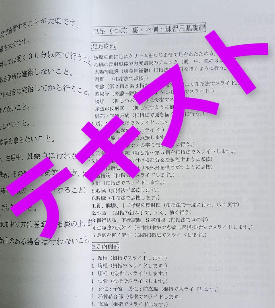 A6:足つぼ（DVD）学ぶ・足部反射療法自己練習用基礎編プロの教材set