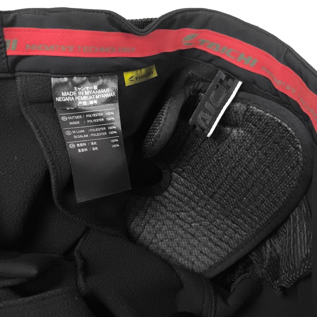 ✨未使用級✨ RSタイチ ウインドストップ ソフトシェルパンツ プロテクタ 黒