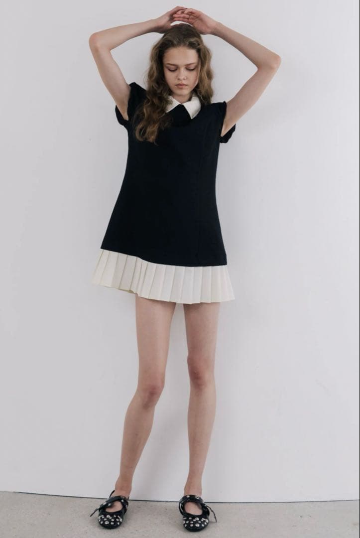 ワンピース THETOE Leopold Tweed Dress