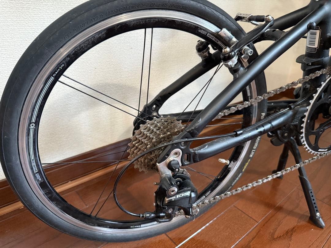 DAHON Mu SLX 2019 ドレスブラック105仕様・折りたたみミニベロ