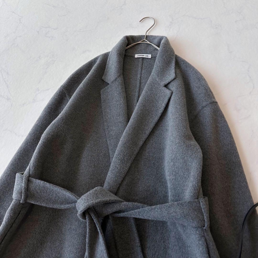 美品EVERYDAY I LIKE. オーバーサイズリバーコート 2