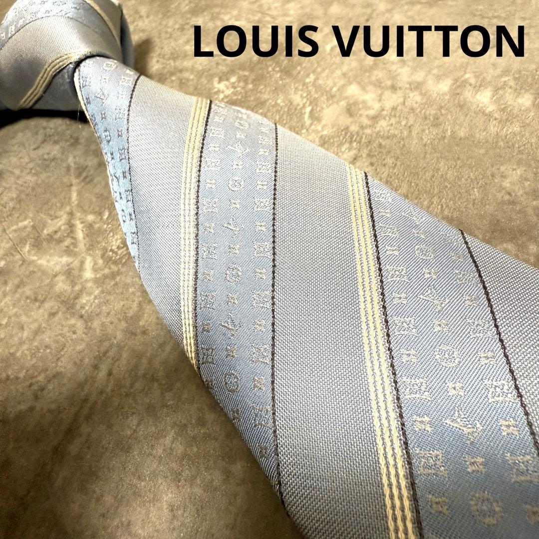 【✨美品✨】LOUIS VUITTON ネクタイ レジメンタル ロゴ 結婚式