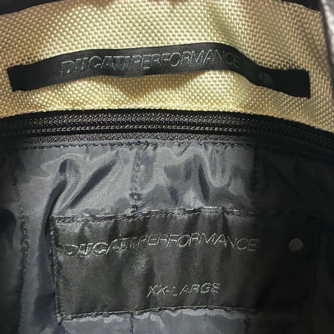 DUCATI レザージャケット　ライダース　バイカー　ブラック　メッシュ　XXL