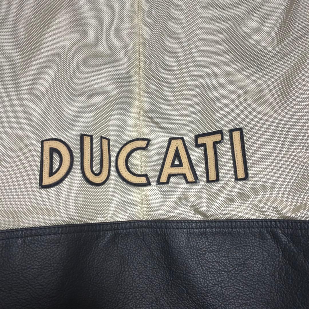 DUCATI レザージャケット　ライダース　バイカー　ブラック　メッシュ　XXL