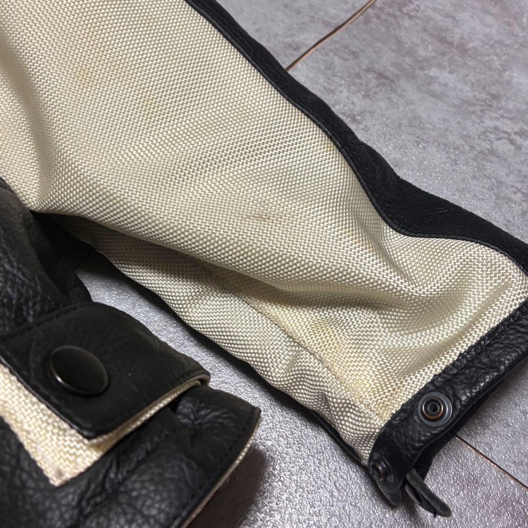 DUCATI レザージャケット　ライダース　バイカー　ブラック　メッシュ　XXL