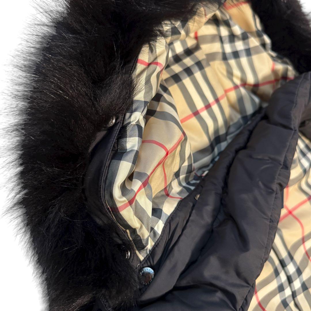 美品✨BURBERRY LONDON バーバリーロンドン　ダウンベスト ブラック