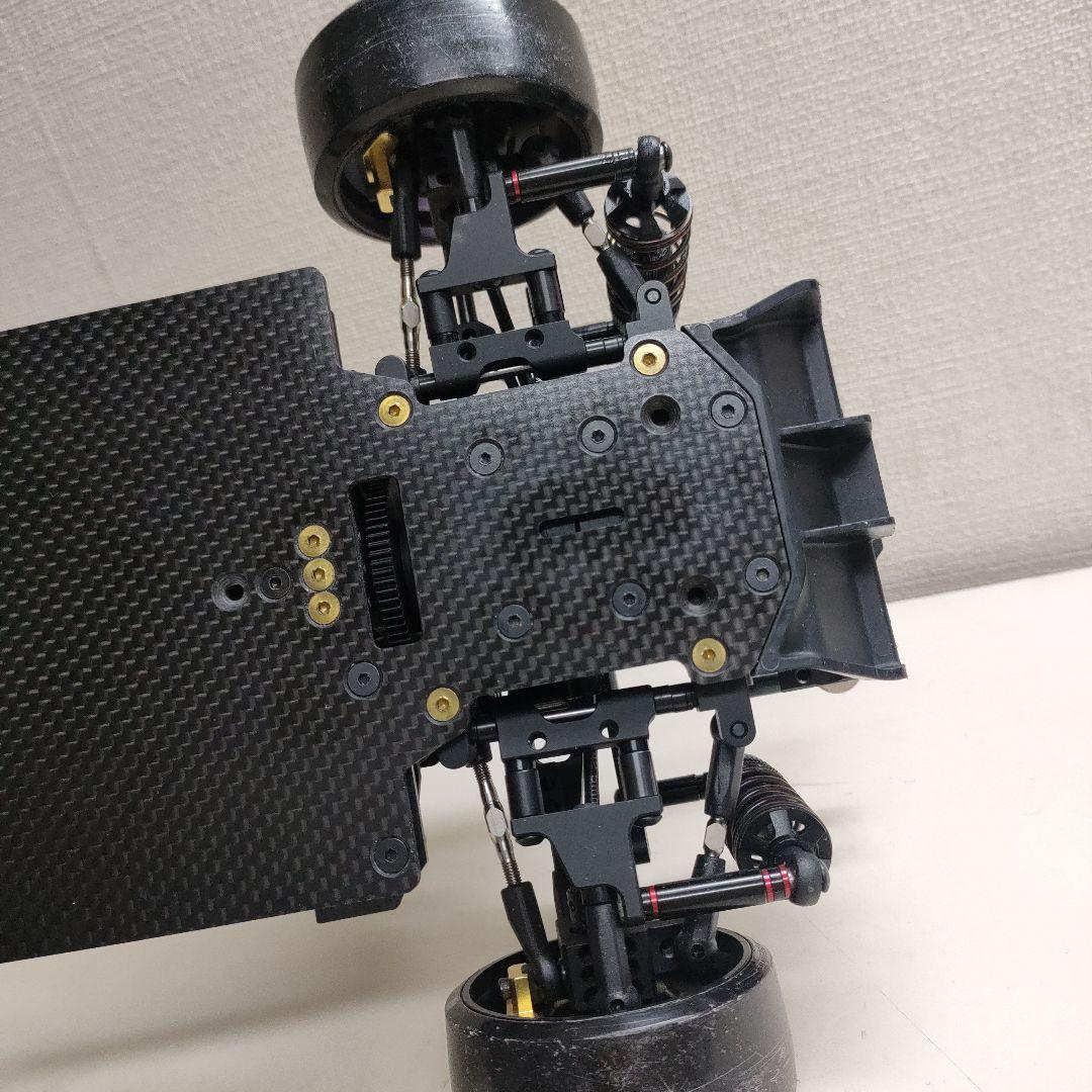 【走行少】シバタ GRK5ドリフトシャーシ、オプション多数装備、部品多数付き